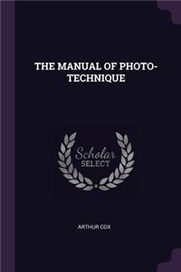 Manual of Photo-Technique