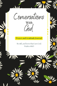 Conversations with God Prayer and Gratitude Journal for women Prayer Notebook and Devotional