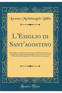 L'Esiglio Di Sant'agostino