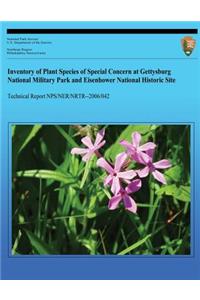 Inventory of Plant Species of Special Concern at Gettysburg National Military Park and Eisenhower National Historic Site