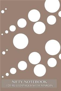 Nifty Notebook 120 ruled pages with margin