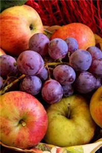 Fruit Basket of Grapes and Apples Journal