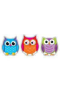 Colorful Owls Cutouts