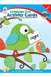 Language Arts Activity Cards for School and Home, Grade 2