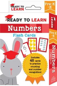 Ready to Learn: Pre-K-K Numbers Flash Cards