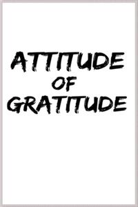 attitude of Gratitude