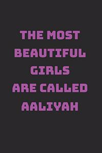 Aaliyah Girl Woman Notebook