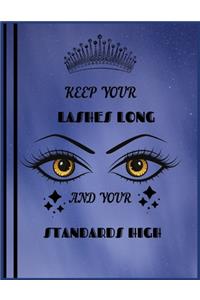 Keep Your Lashes Long and Your Standards High