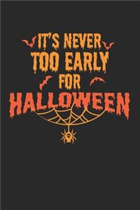 Het is nooit te vroeg voor Halloween....