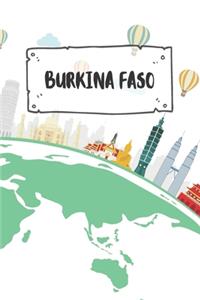 Burkina Faso: Ruled Travel Diary Notebook or Journey Journal - Lined Trip Pocketbook for Men and Women with Lines