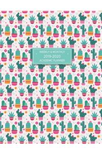 2019-2020 Academic Planner Weekly And Monthly