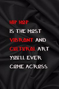 Hip Hop Is The Most Vibrant And Cultural Art You'll Ever Come Across