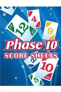 Phase 10 Score Sheets