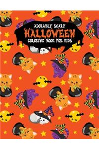 Adorably Scary Halloween Coloring Book For Kids