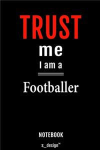 Notebook for Football Players / Footballer