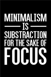 Minimalism Is Subtraction For The Sake Of Focus