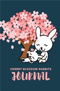 Cherry Blossom Rabbits Journal