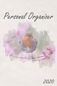 Personal Organizer 2020: Pocket Calendar 2020 6x9 with a yearly and monthly overview - Appointment Calendar 2020 - Annual planner - Weekly planner - fashionable & simple - P