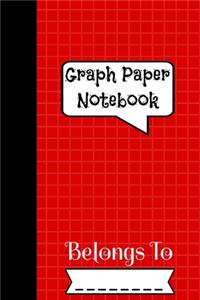 Graph Paper Notebook Belongs To