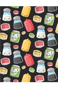 Kawaii Condiments Sketchbook