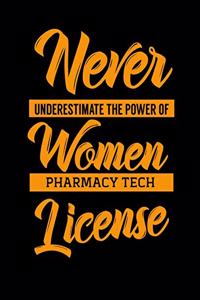 Never Underestimate the Power of Women Pharmacy Tech License