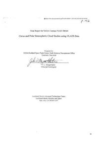 Cirrus and Polar Stratospheric Cloud Studies Using Claes Data