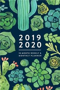2019 2020 18 Month Weekly & Monthly Planner