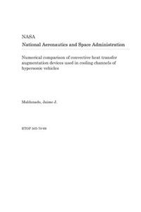 Numerical Comparison of Convective Heat Transfer Augmentation Devices Used in Cooling Channels of Hypersonic Vehicles