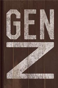 Vintage Generation Z Journal Notebook