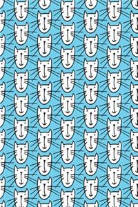 Bullet Journal Notebook for Cat Lovers Smiley Cats Pattern 2