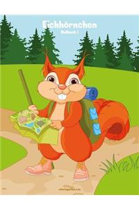 Eichhörnchen-Malbuch 1