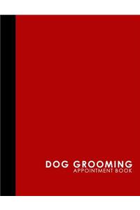 Dog Grooming Appointment Book