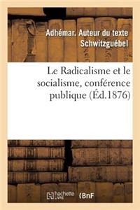 Radicalisme et le socialisme, conférence publique