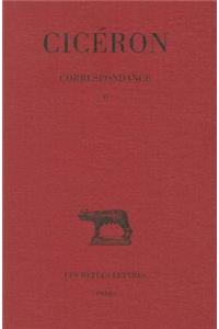 Ciceron, Correspondance