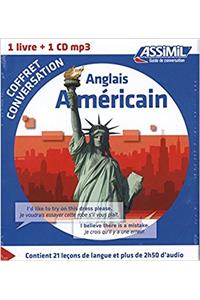 Coffret conversation anglais Americain (Guide+CD)