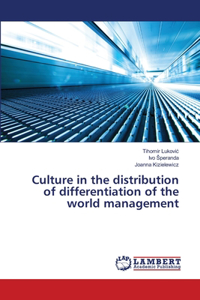 Culture in the distribution of differentiation of the world management