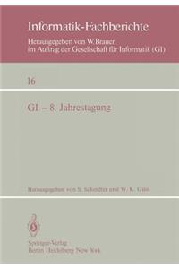 GI -- 8. Jahrestagung