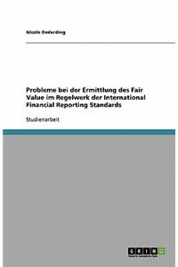 Probleme bei der Ermittlung des Fair Value im Regelwerk der International Financial Reporting Standards