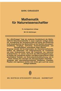 Mathematik für Naturwissenschaftler