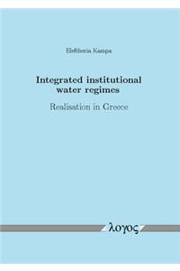 Integrated Institutional Water Regimes