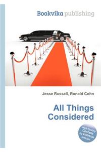 All Things Considered