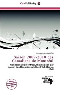Saison 2009-2010 Des Canadiens de Montr Al