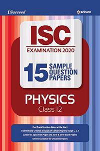 15 Question Sample Papers ISC Physics 2019-20