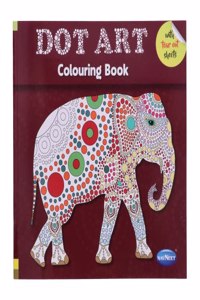 Navneet Dot Art colouring Book for Beginners and Adults