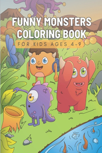 Funny Monsters Coloring Book