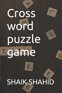 Cross word puzzle game