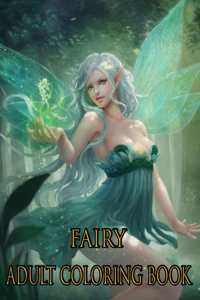 Fairy Adult Coloring Book