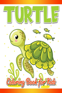 Turtle Coloring Book for Kids