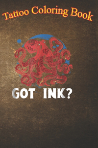 Tattoo Coloring Book