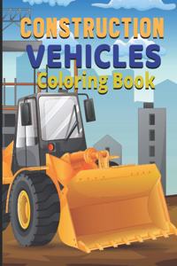 Construction vehicles Coloring Book